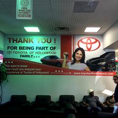Graphic Design - Wall Wrap for Toyota of Hollywood